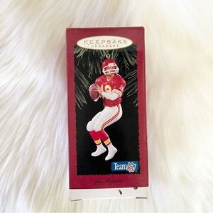 HALLMARK Keepsake Ornament Joe Montana Kansas City Chiefs
